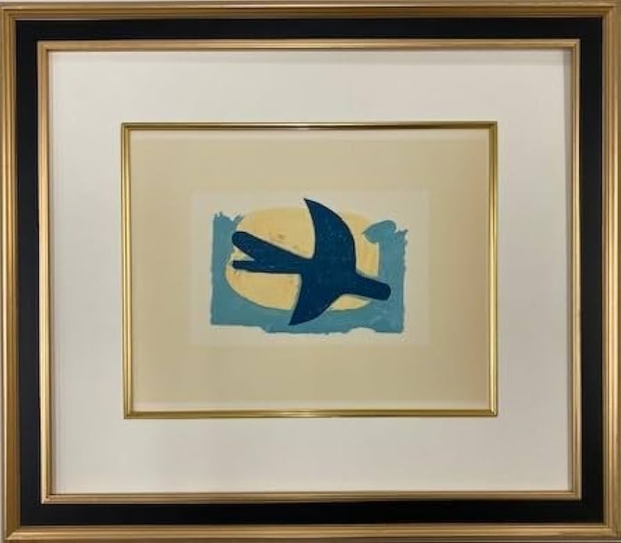 Amazon.co.jp: ジョルジュ ブラック リトグラフ石版画 OISEAU